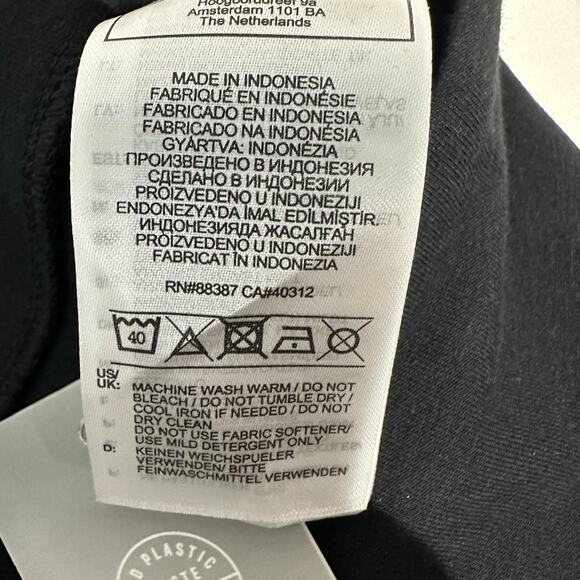 New with Tags! Black ADIDAS Logo Leggings Pants Size Large L - Picture 6 of 6